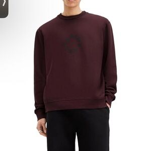 All Saints Men's sweatshirt Mars Red, size L, nwot